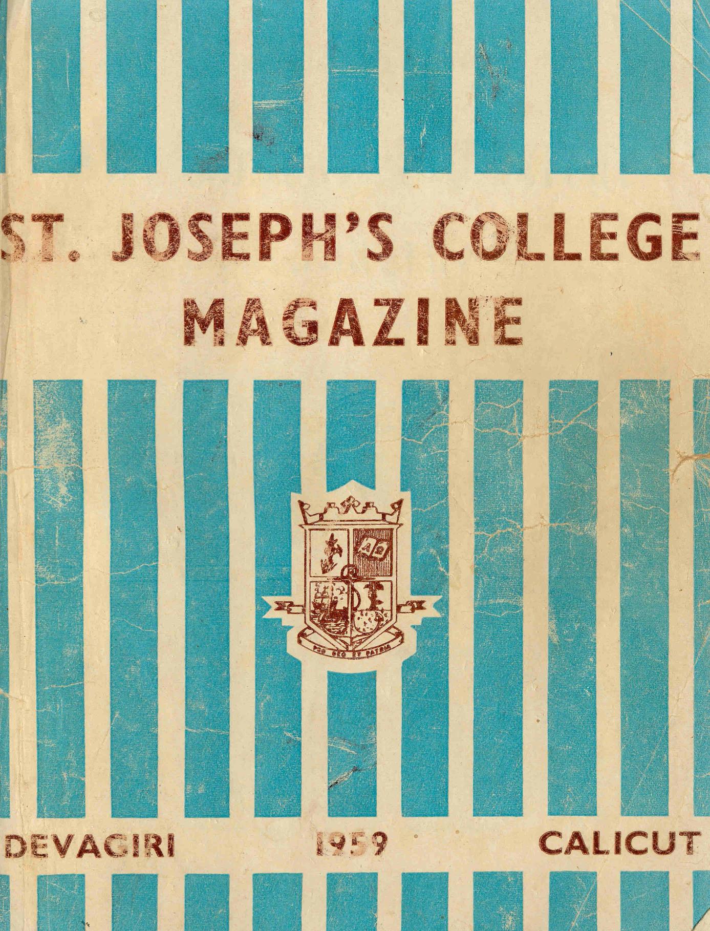 1959-St. Josephs College Magazine, Devagiri