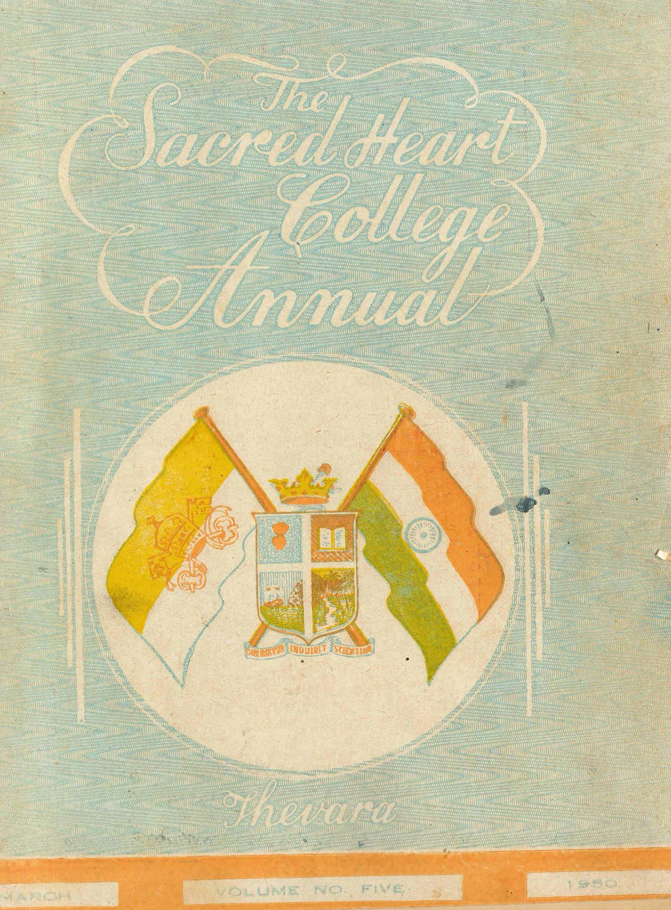 1950 - Sacred Heart College Annual - Thevara