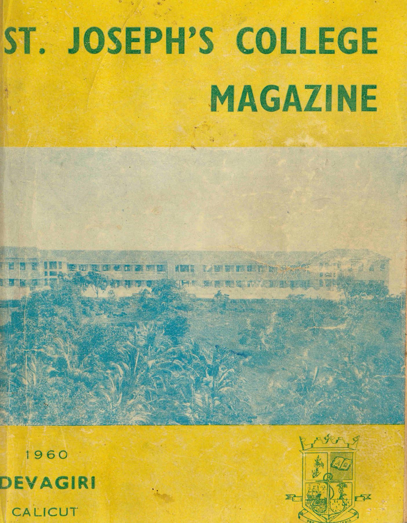 1960 - St. Josephs College Magazine Devagiri