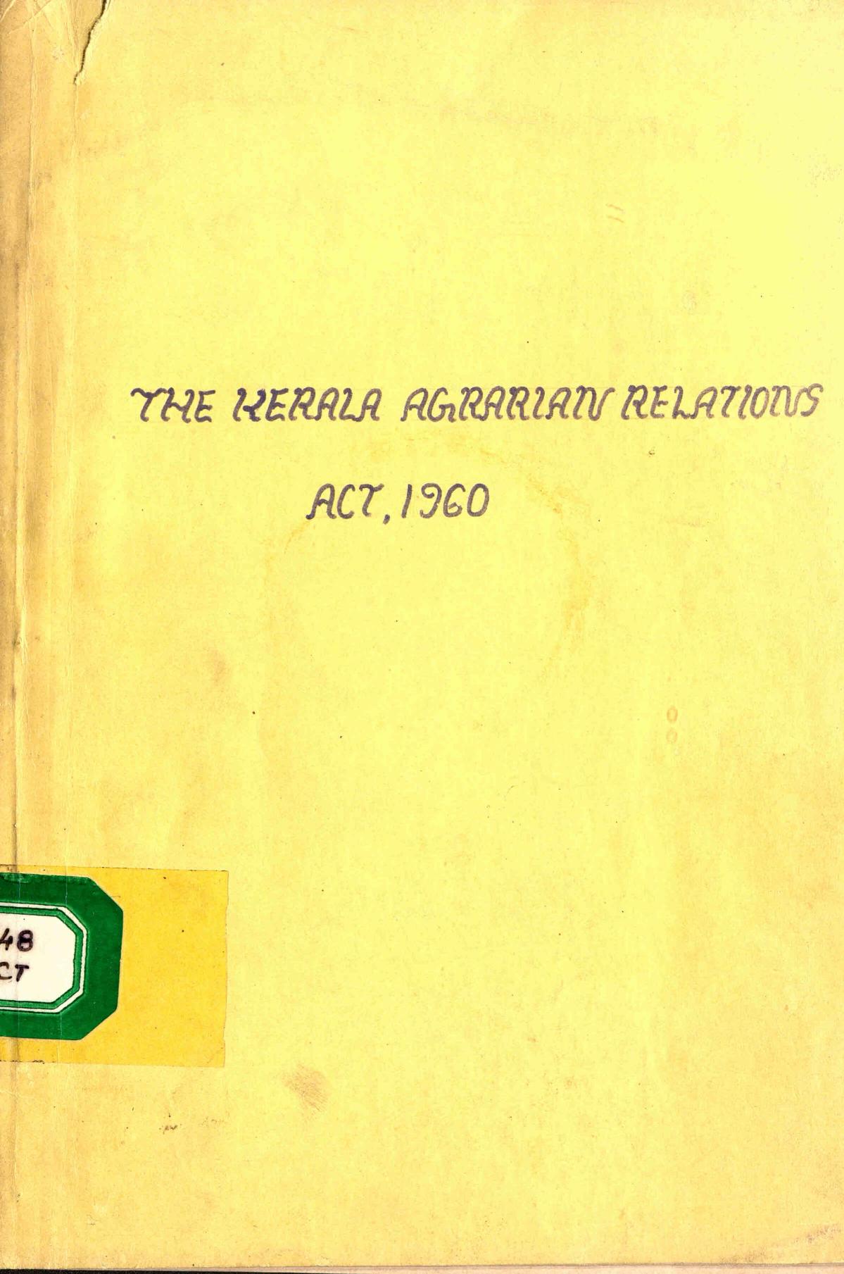 1960-the-kerala-agrarian-relations-act