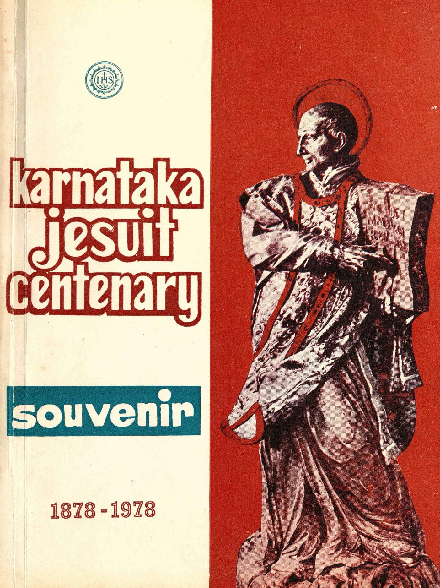 1978 - Karnataka Jesuit Centenary Souvenir