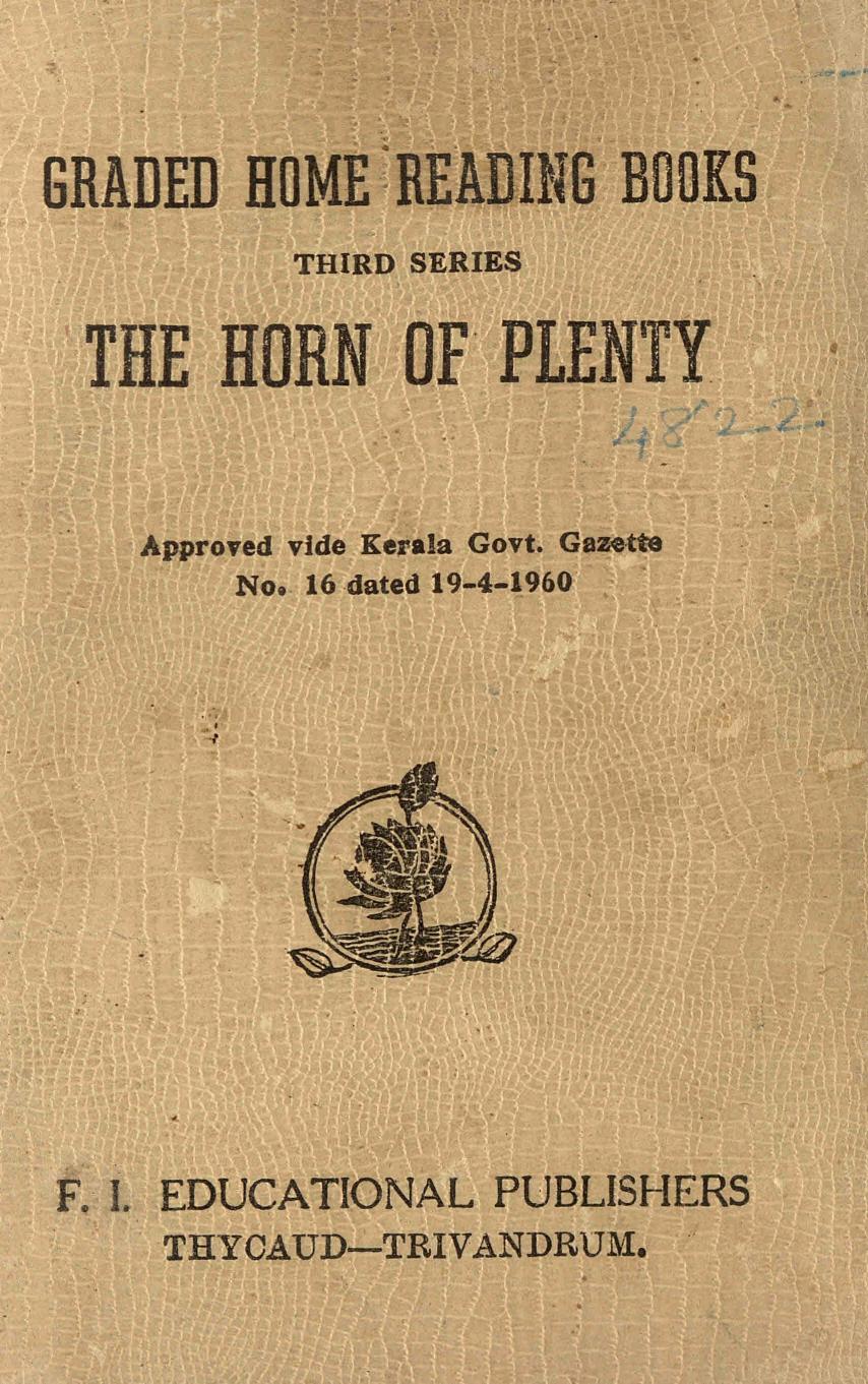 1963 - The Horn of Plenty - A Sankara Pillai and Brookes Smith