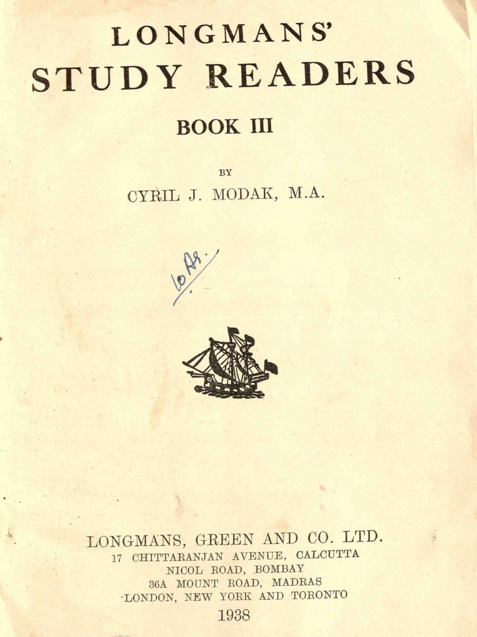  1938 - Longmans Study Readers Book 3
