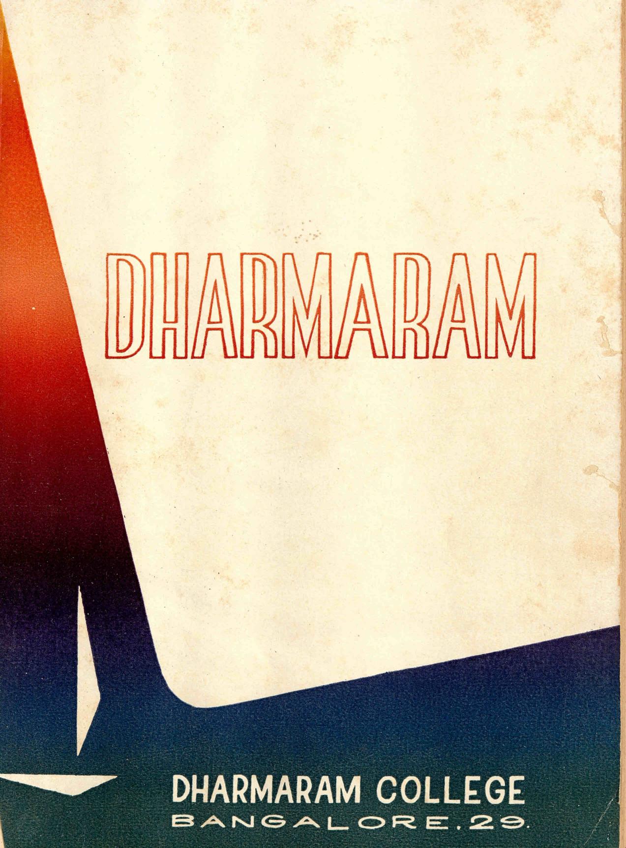 1968 - Dharmaram Vol - 01 - Sl No. 01,02,01-02