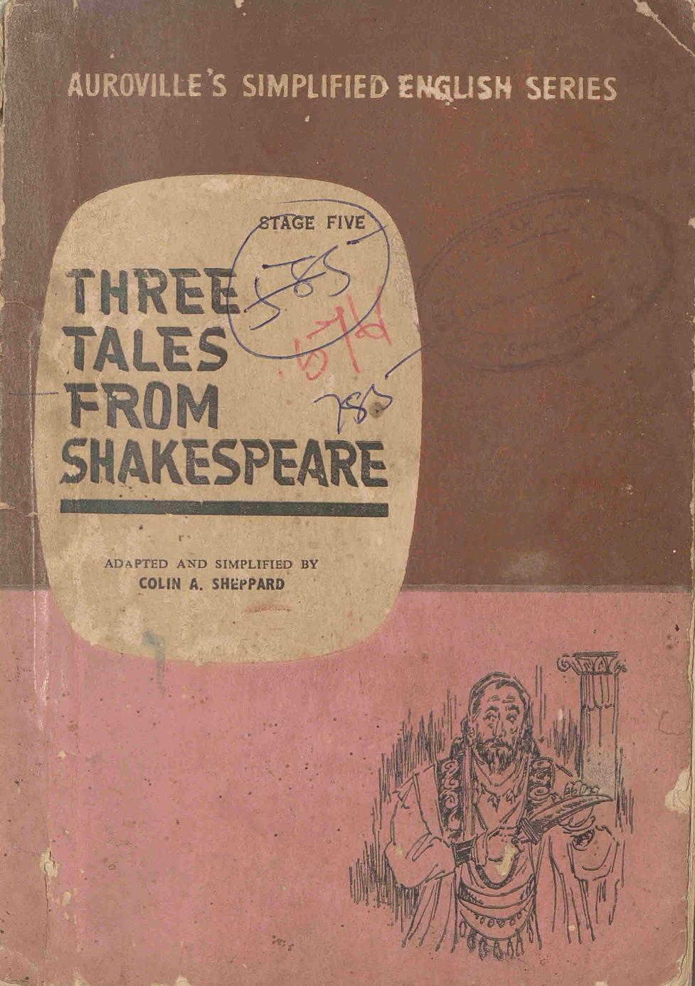 1968 - Three Tales from Shakespeare - Colin A Sheppard