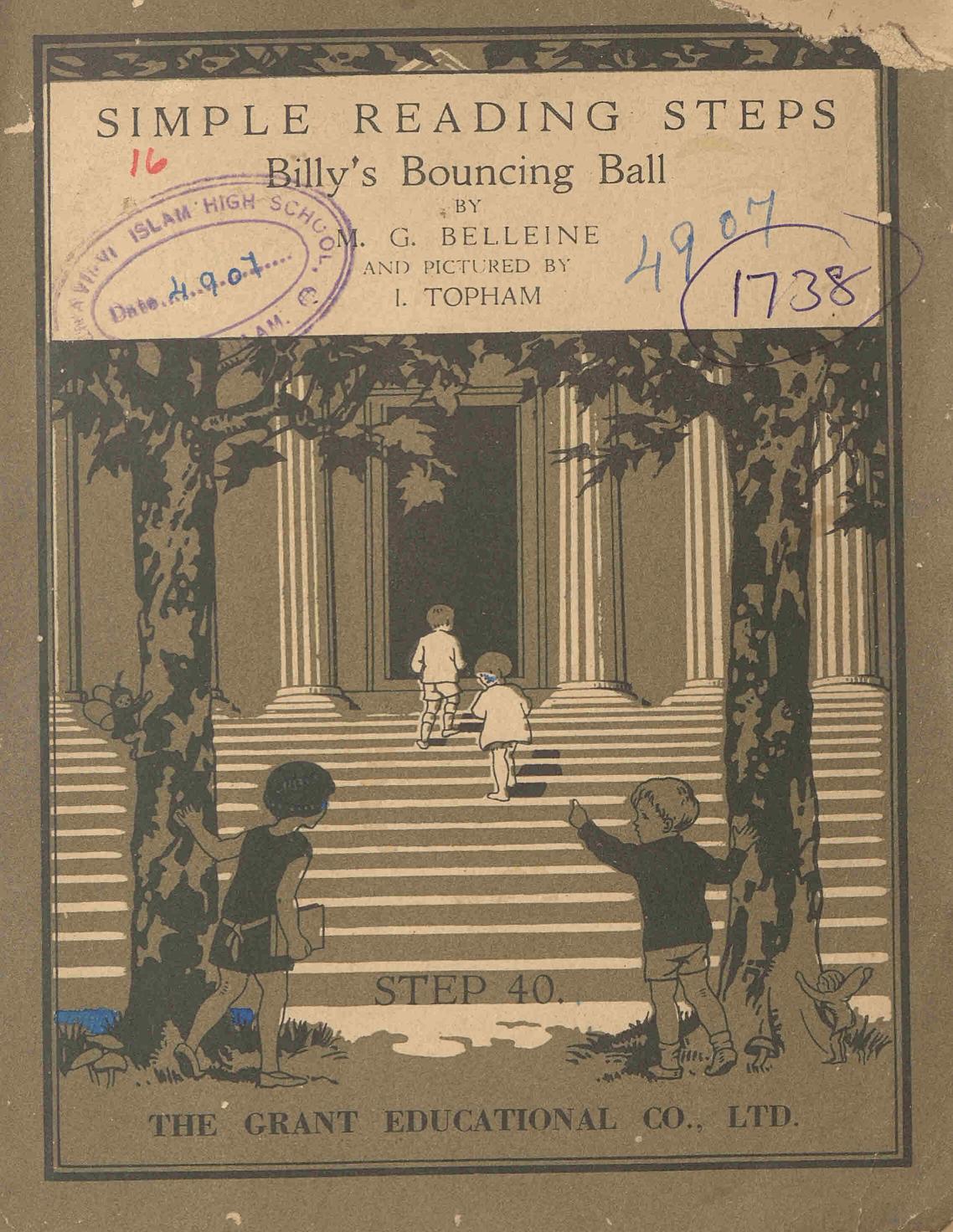 1952 - Billys Bouncing Ball - M. G. Belleine