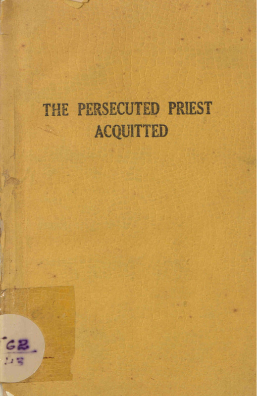  1967 - The Persecuted Priest Acquitted