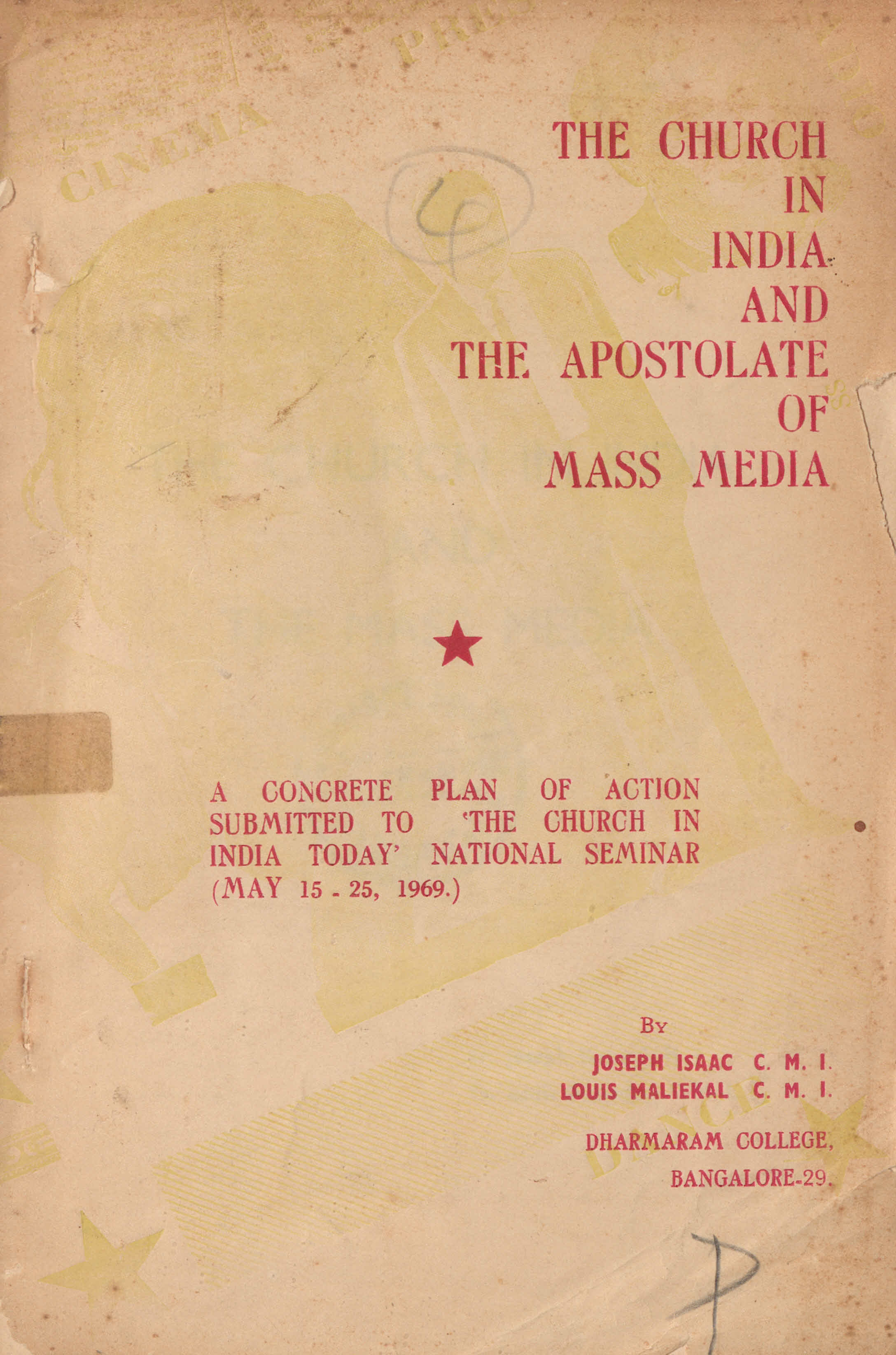 1969 - The Church in India and Apostolate of Mass Media