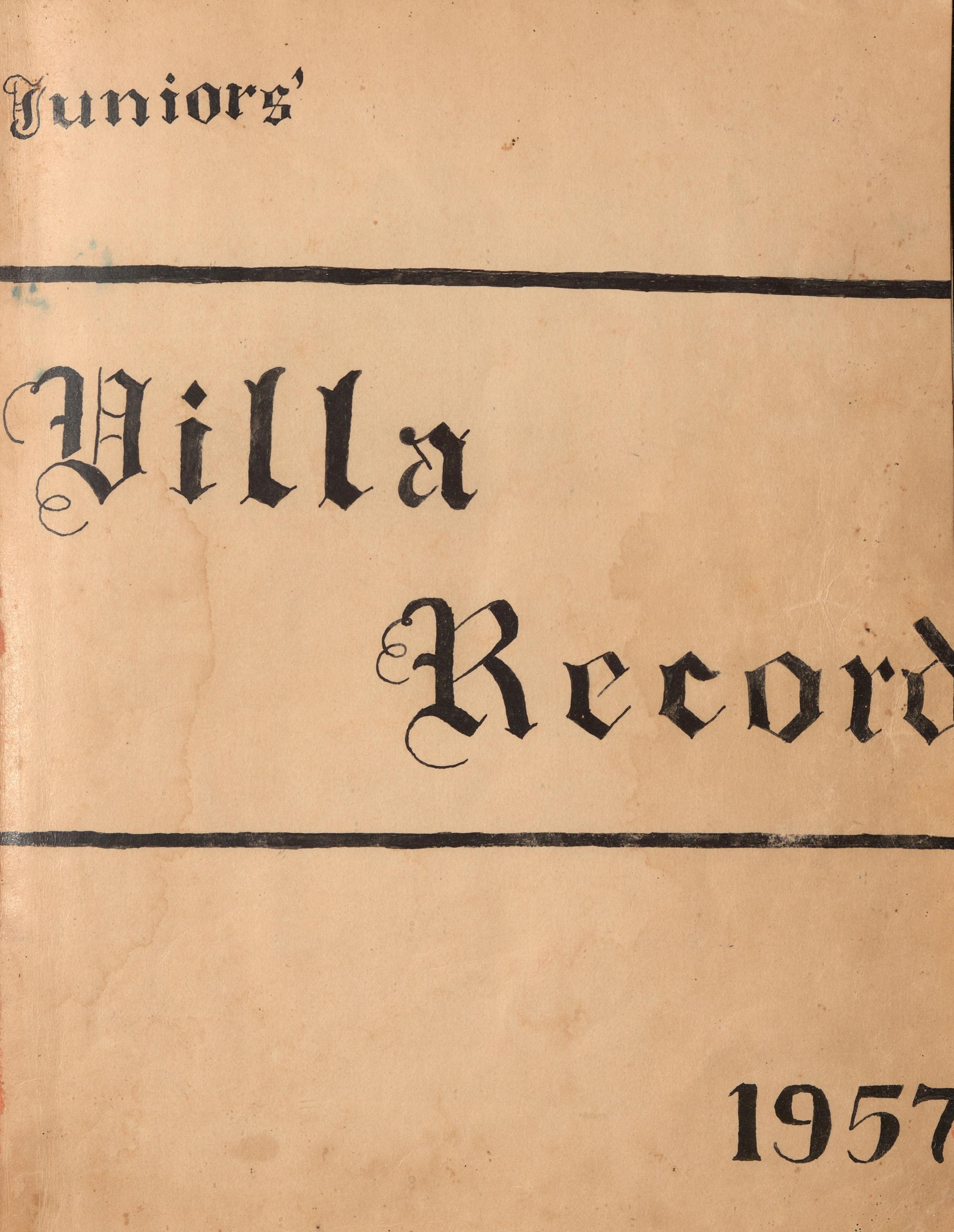 1957 - Junior's Villa Record