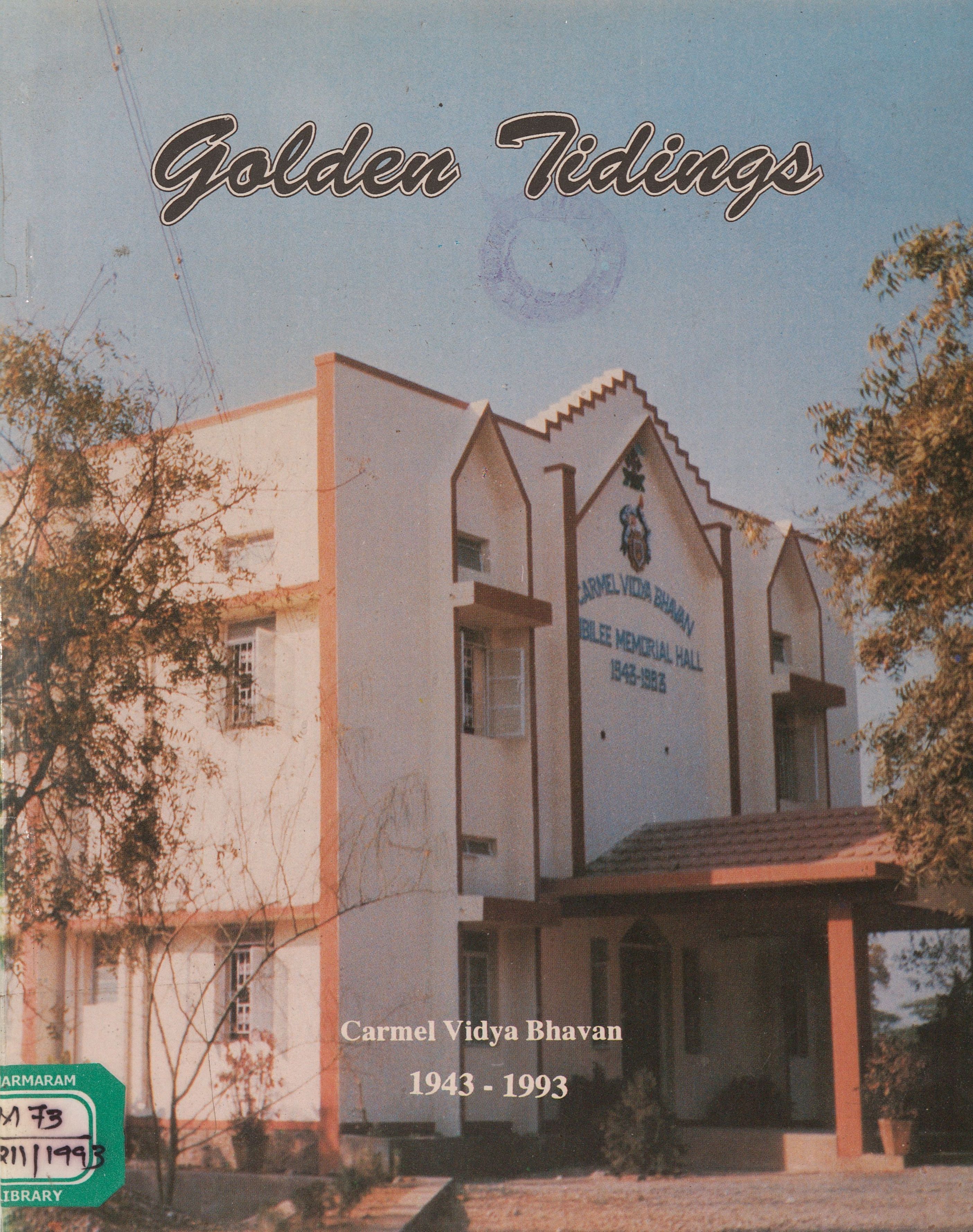 1993 - Golden Tidings Carmel Vidya Bhavan